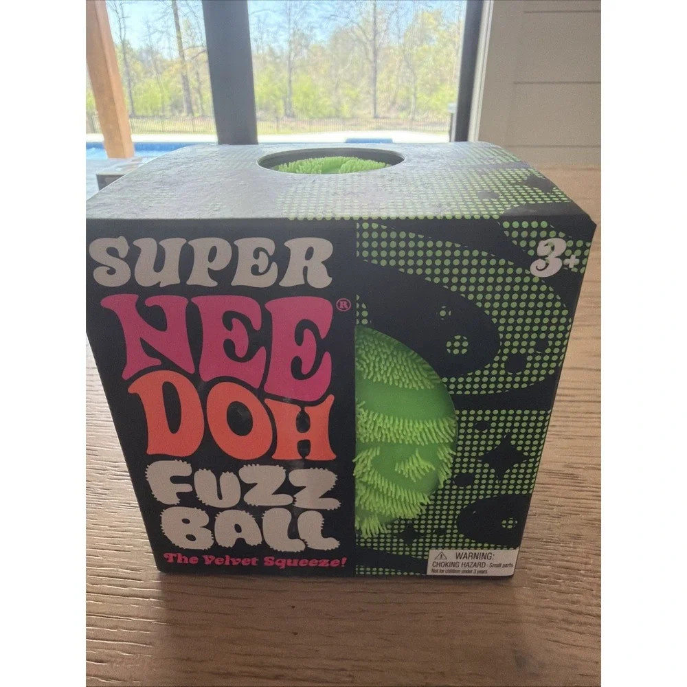 Toys | Green Super Needoh Fuzz Ball Giant Nee Doh Stress Ball Xl Needoh ...